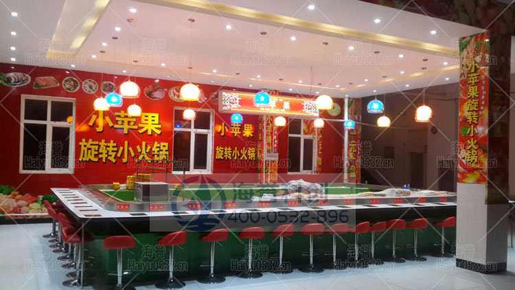 回轉(zhuǎn)火鍋店火爆運營圖2