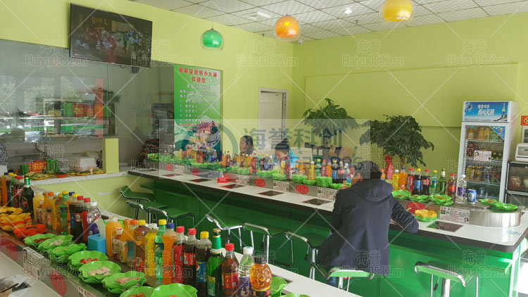 即墨寶龍涮涮堂回轉(zhuǎn)小火鍋實景