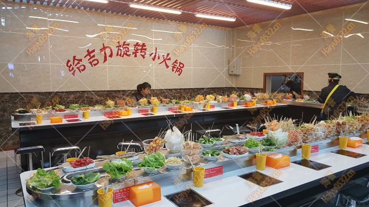 李滄維客旋轉(zhuǎn)火鍋設(shè)備安裝效果圖1