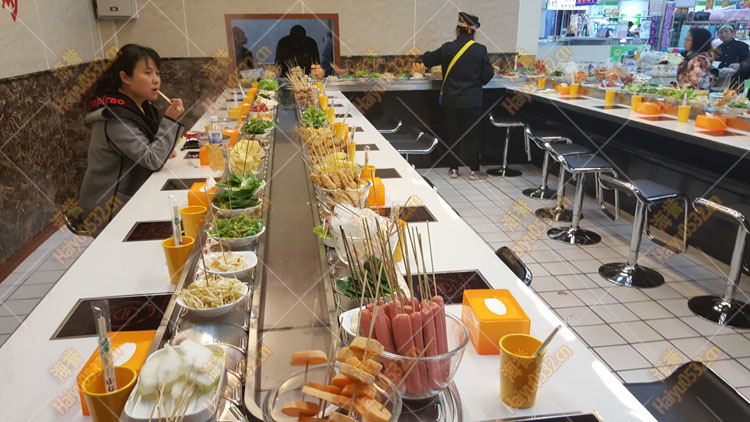 李滄維客旋轉(zhuǎn)火鍋設(shè)備安裝效果圖3