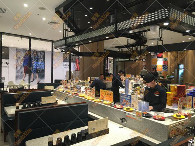 上?；剞D(zhuǎn)壽司設(shè)備營業(yè)效果圖2