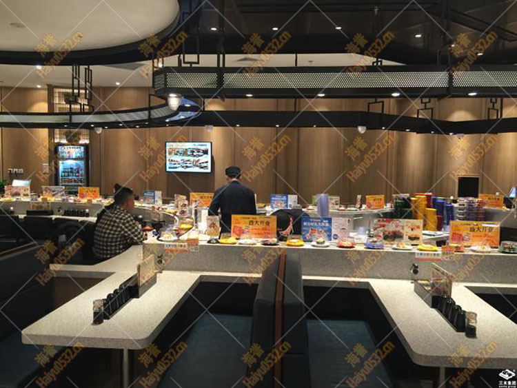 上?；剞D(zhuǎn)壽司設(shè)備營業(yè)效果圖3