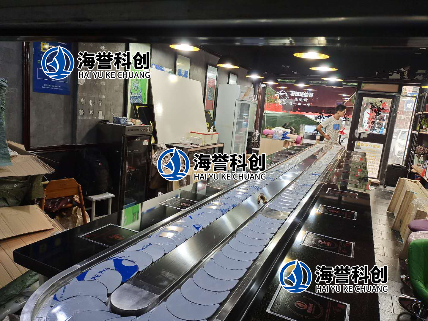 山東濱州旋轉(zhuǎn)小火鍋設(shè)備