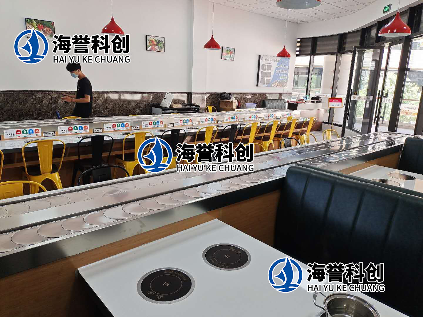 旋轉(zhuǎn)小火鍋設(shè)備