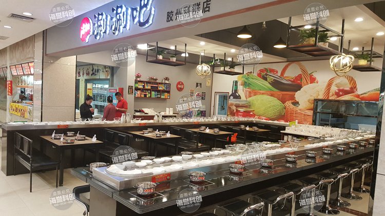 非標(biāo)高端旋轉(zhuǎn)小火鍋設(shè)備