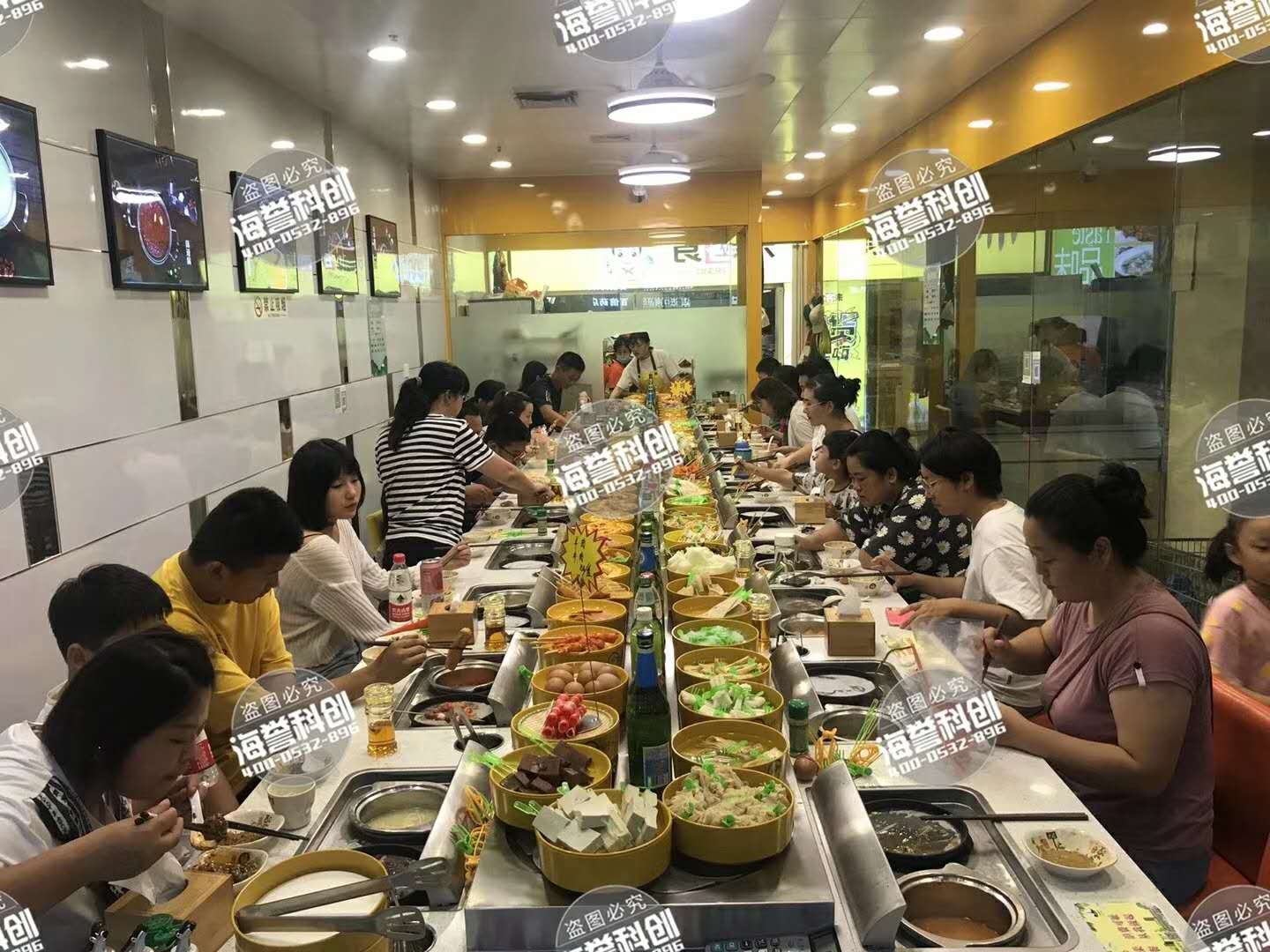 排煙涮烤一體日常爆滿中！