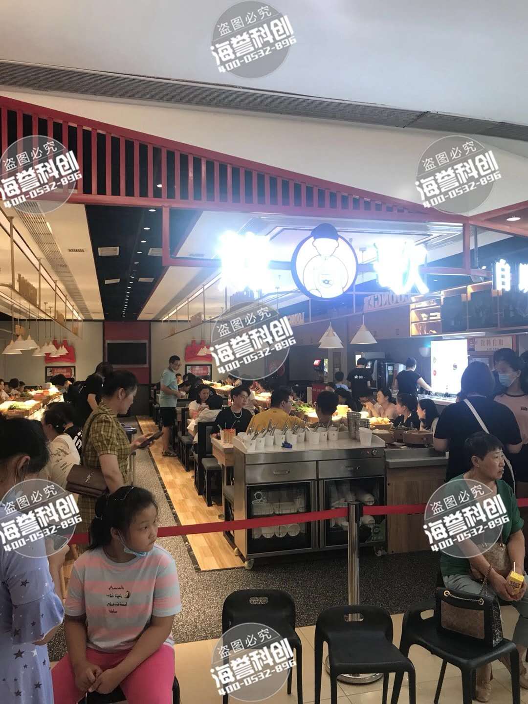 自助旋轉(zhuǎn)小火鍋無油煙排風凈化 