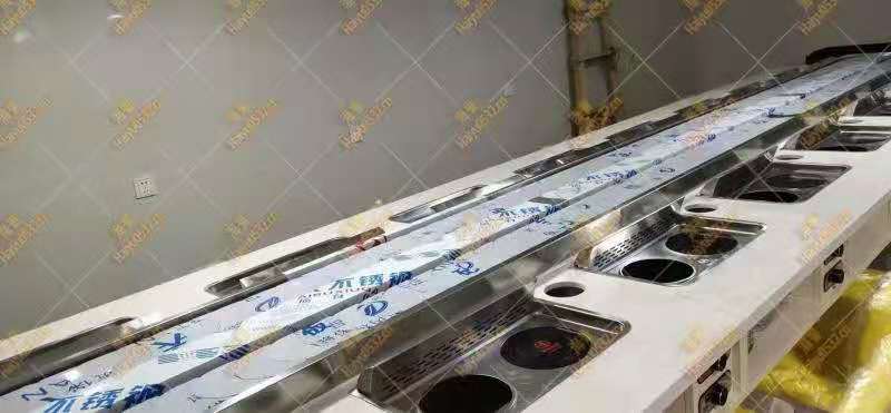 無煙涮烤一體旋轉小火鍋設備