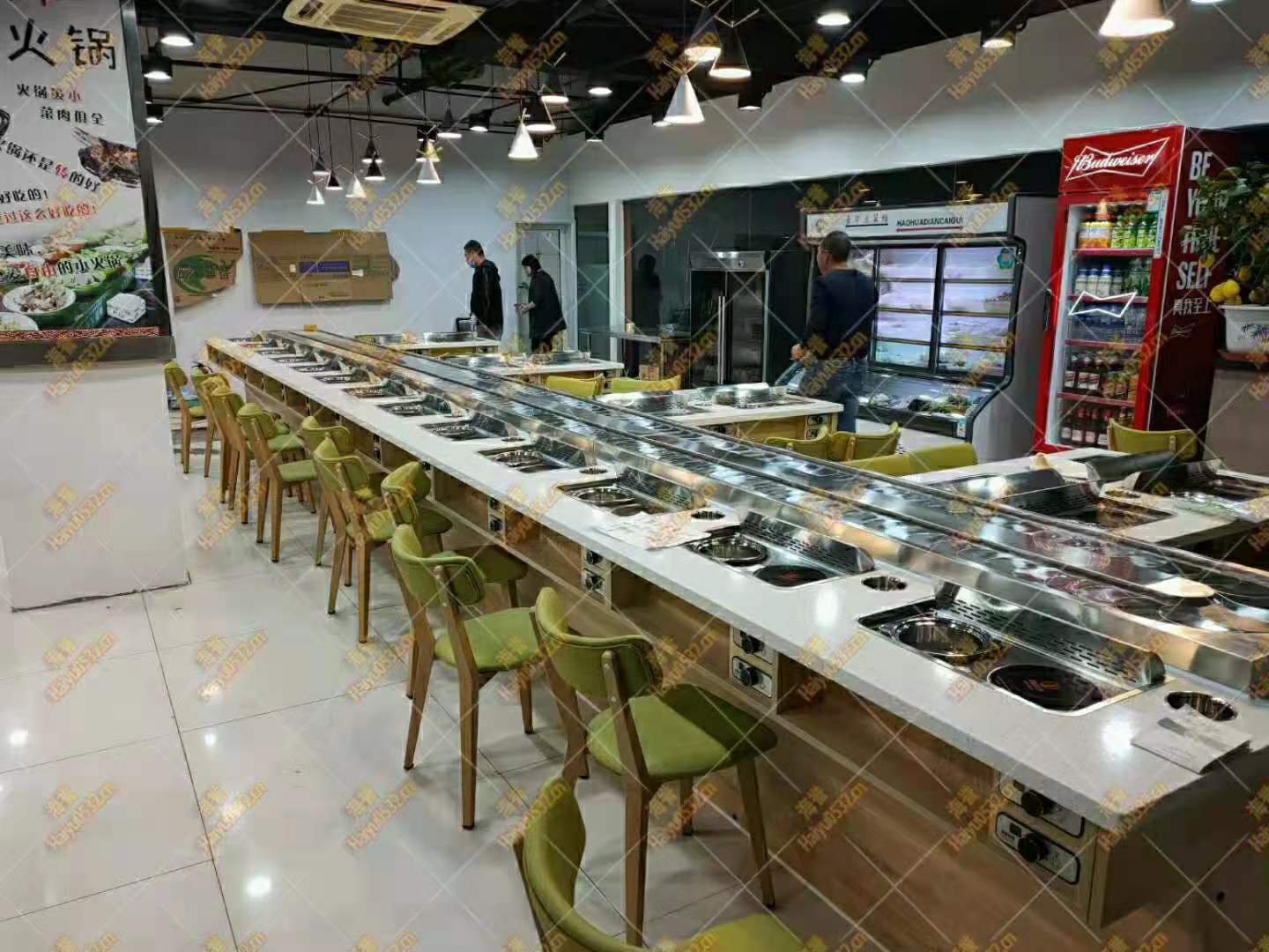 無煙涮烤旋轉(zhuǎn)小火鍋設(shè)備升級(jí)新業(yè)態(tài)