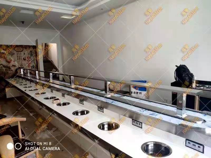 旋轉(zhuǎn)小火鍋設備