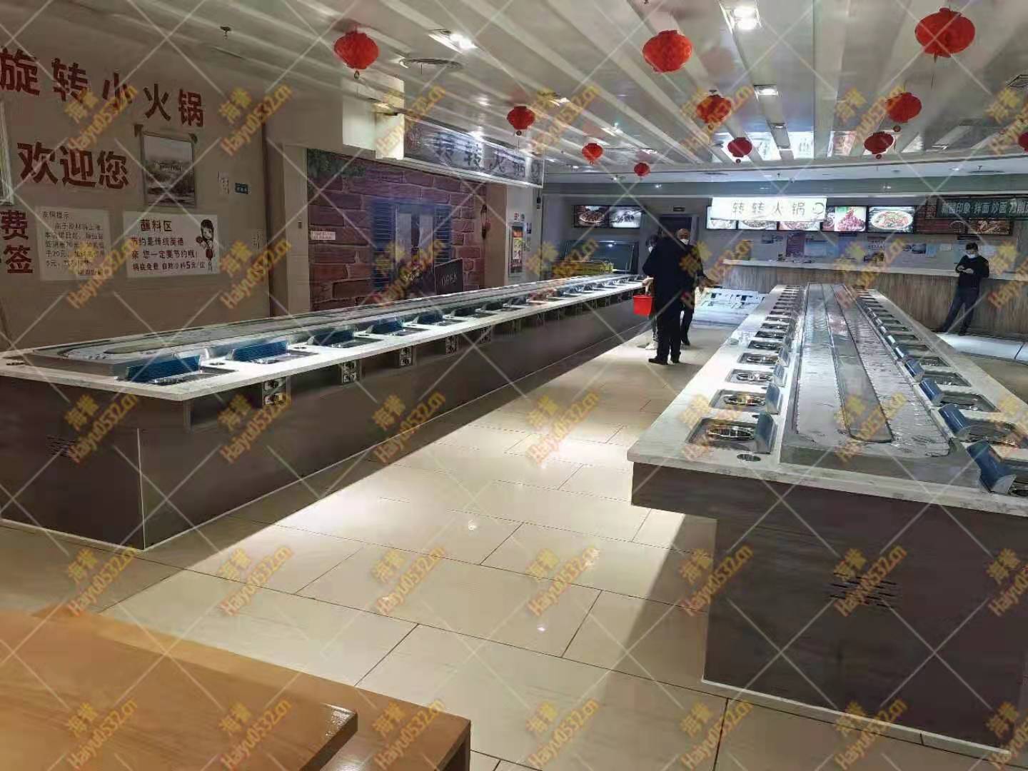 旋轉(zhuǎn)小火鍋機器多少錢一臺