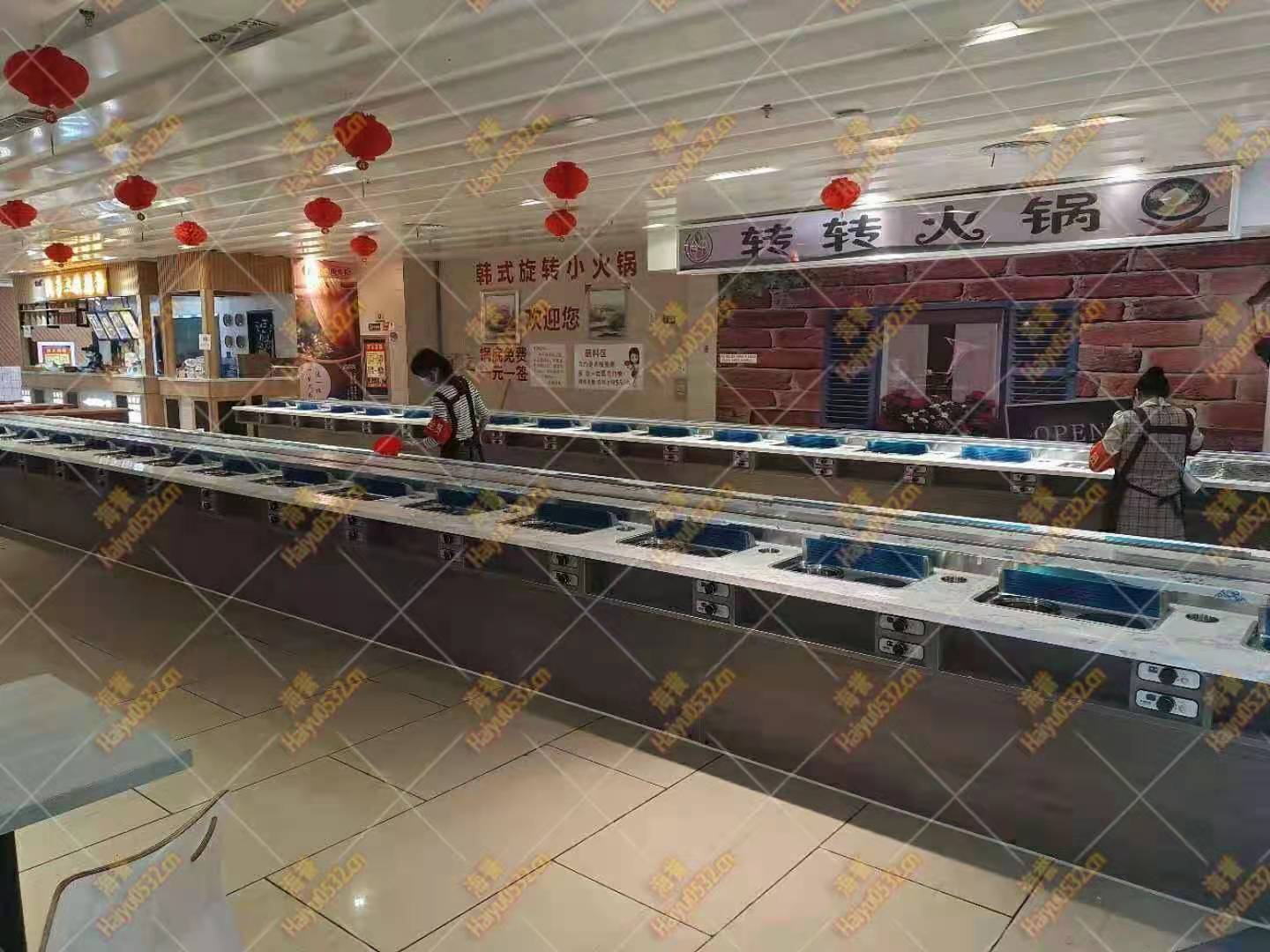 旋轉(zhuǎn)小火鍋機器多少錢一臺