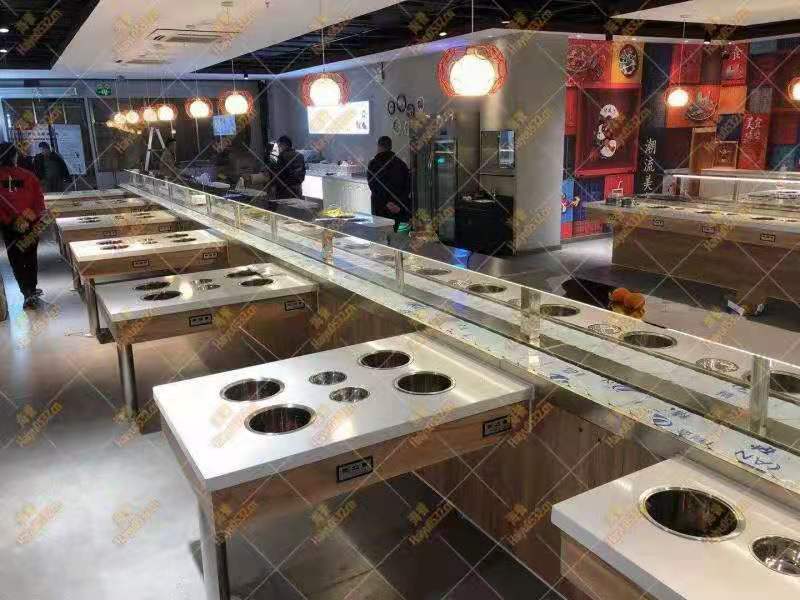 旋轉(zhuǎn)小火鍋機(jī)器多少錢(qián)一臺(tái)