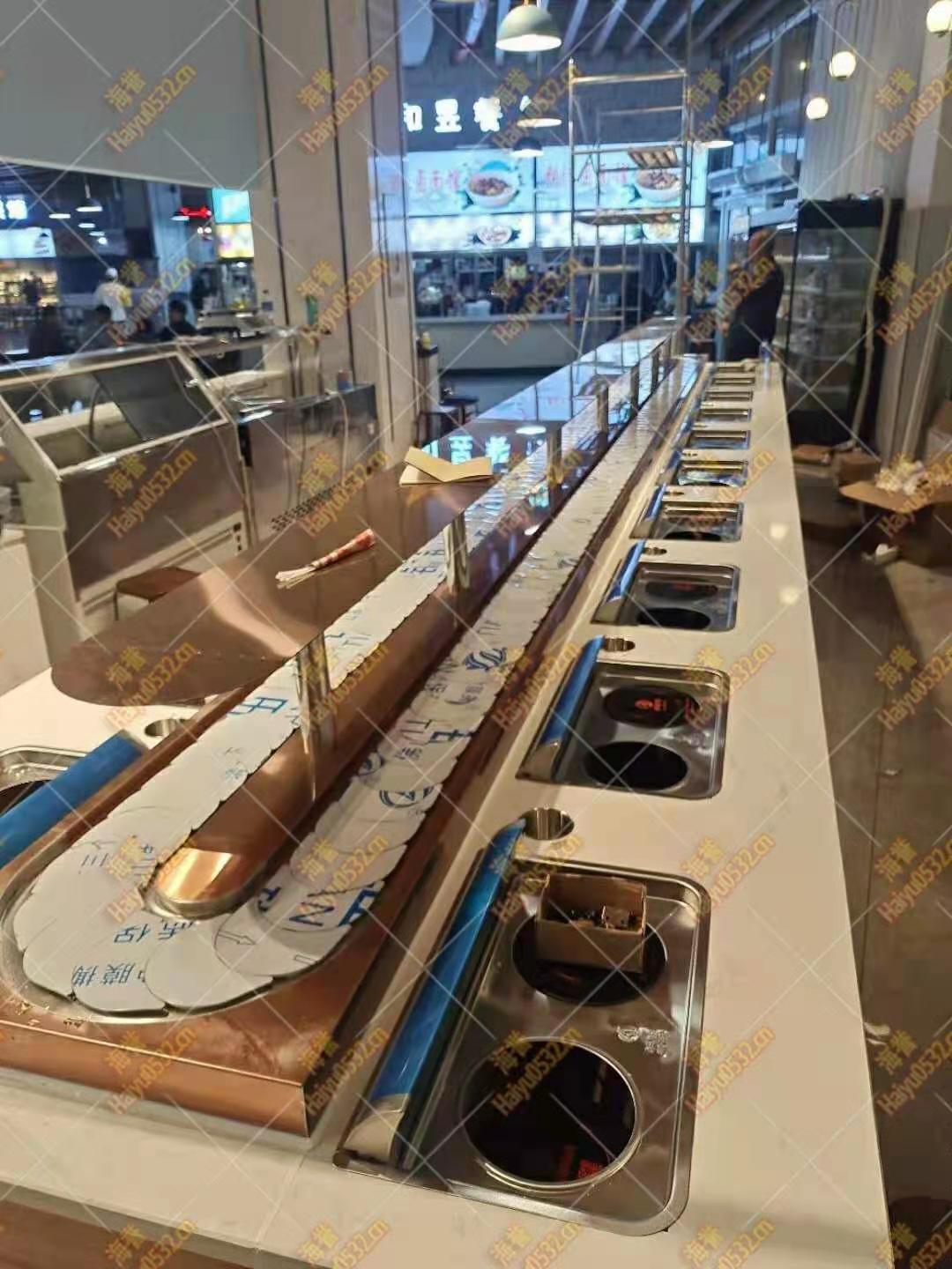 無煙涮烤旋轉(zhuǎn)小火鍋設(shè)備