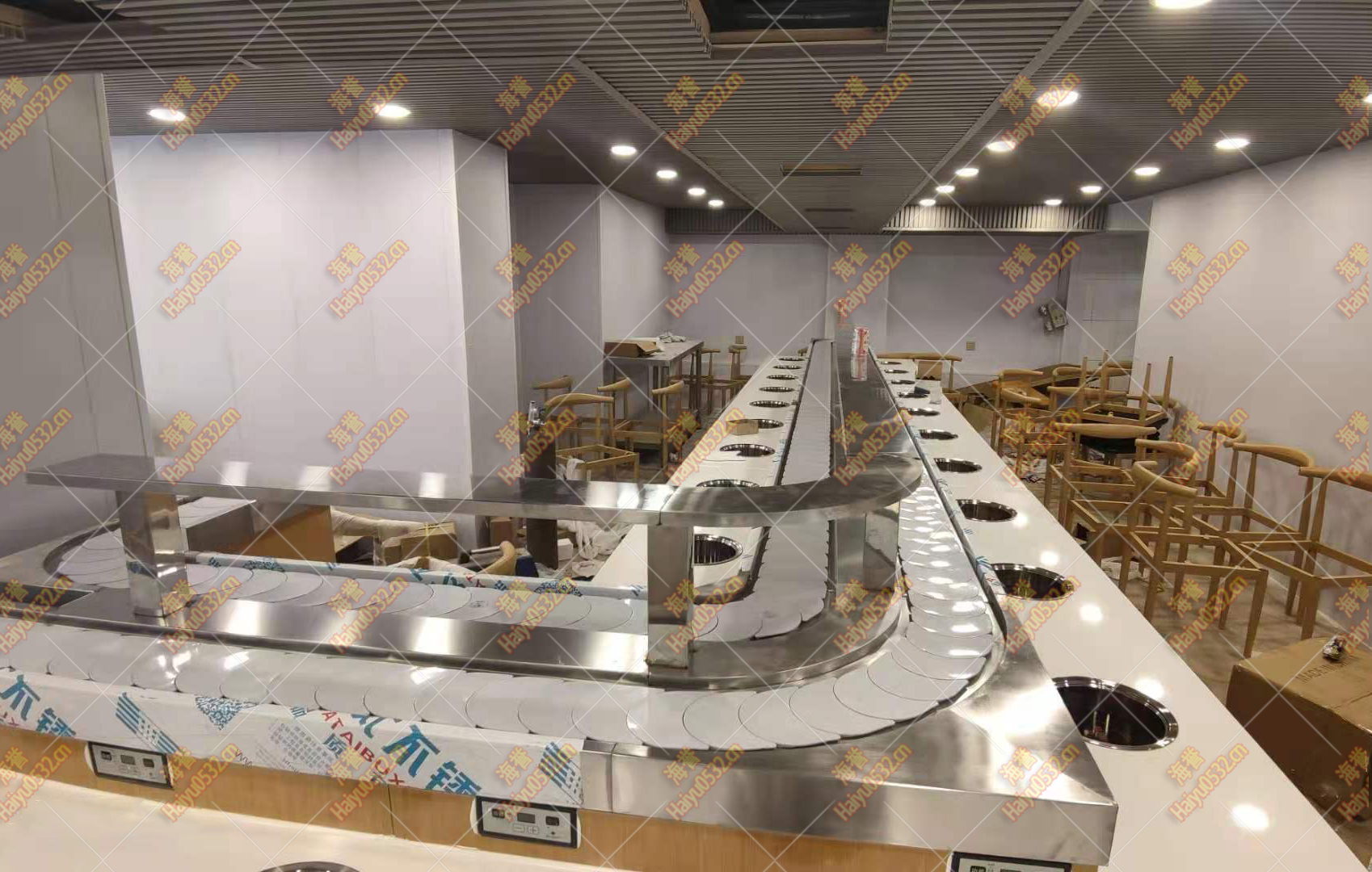 旋轉(zhuǎn)小火鍋設(shè)備