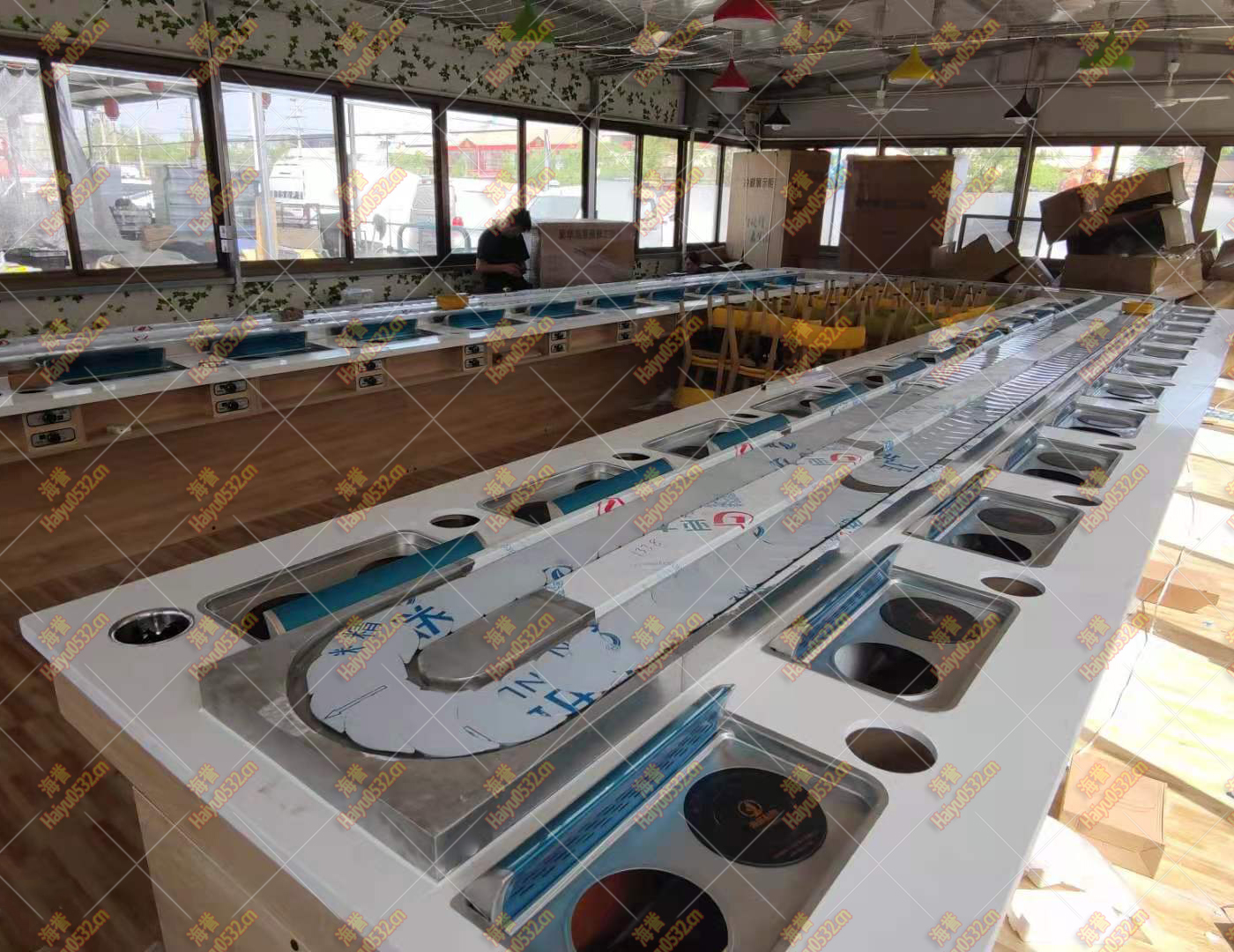 山西無煙涮烤設備安裝完成