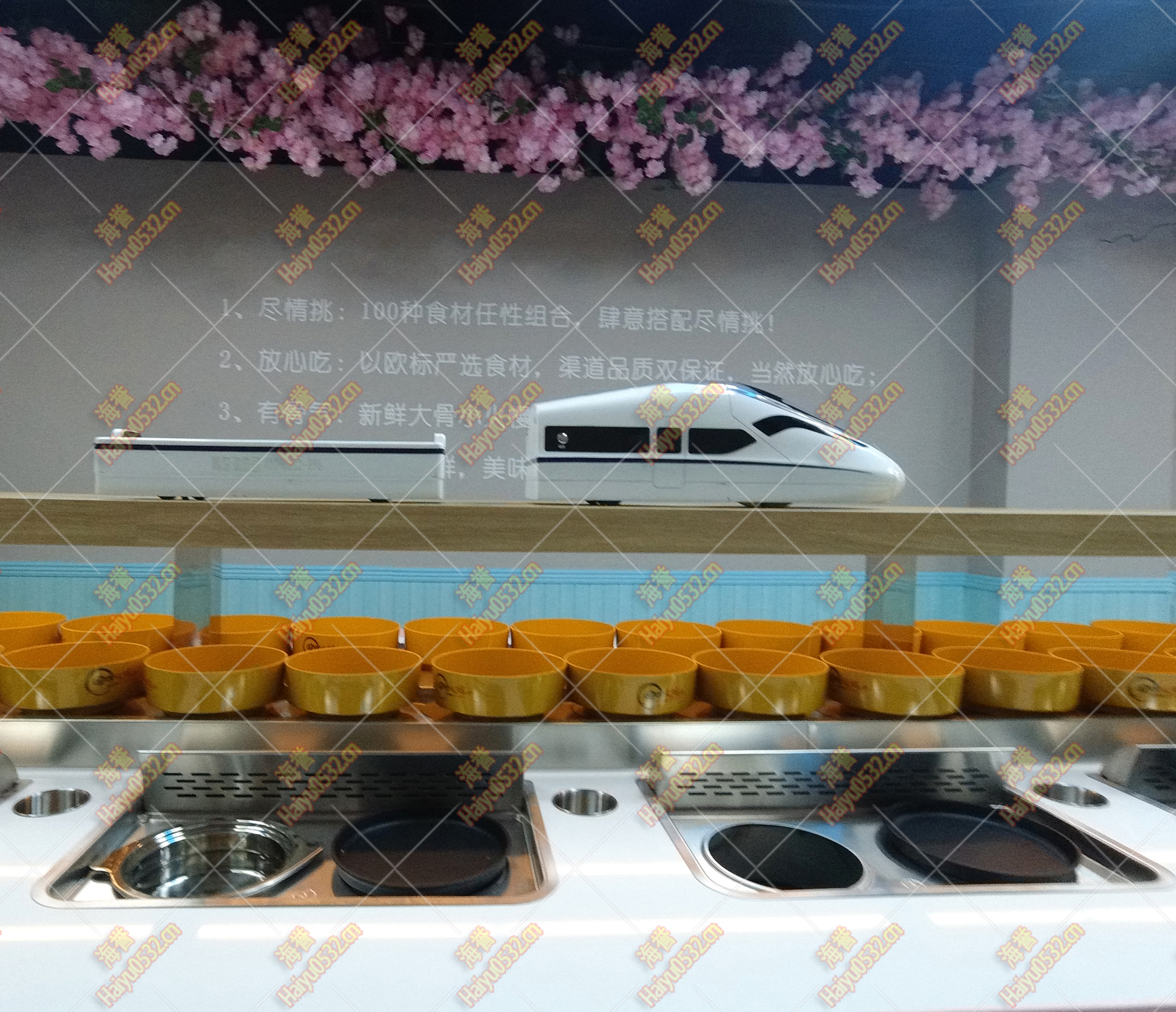 旋轉(zhuǎn)小火鍋設備