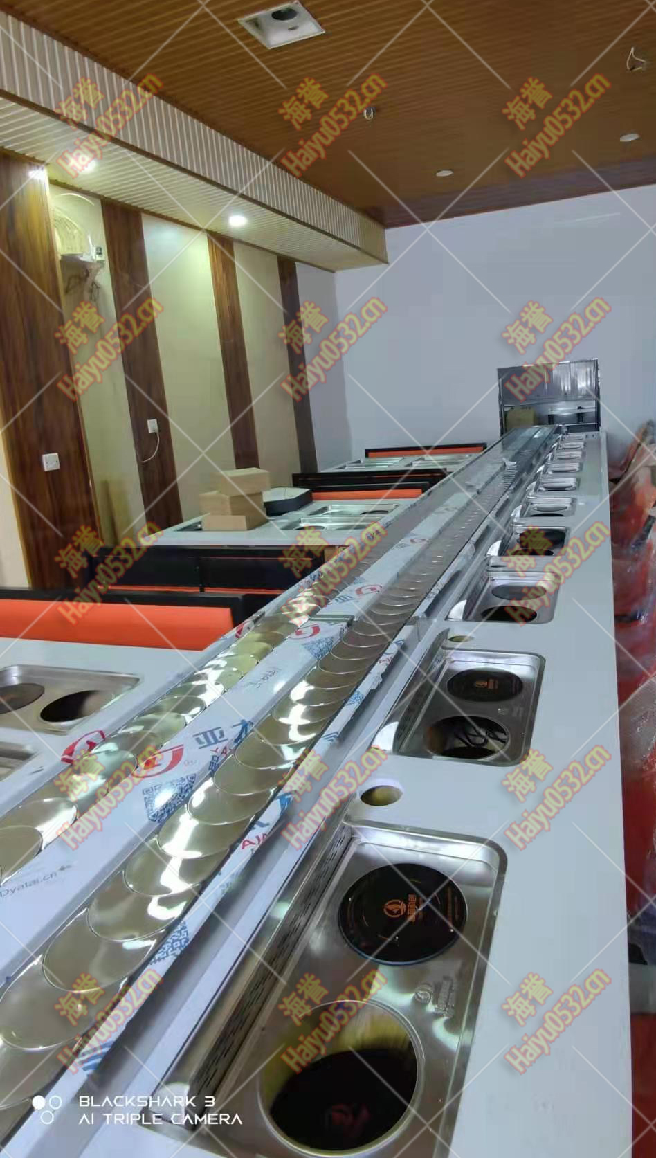 無煙涮烤旋轉(zhuǎn)小火鍋設(shè)備