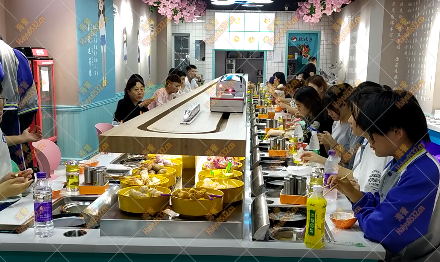 回轉(zhuǎn)小火鍋設備 回轉(zhuǎn)小火鍋設備