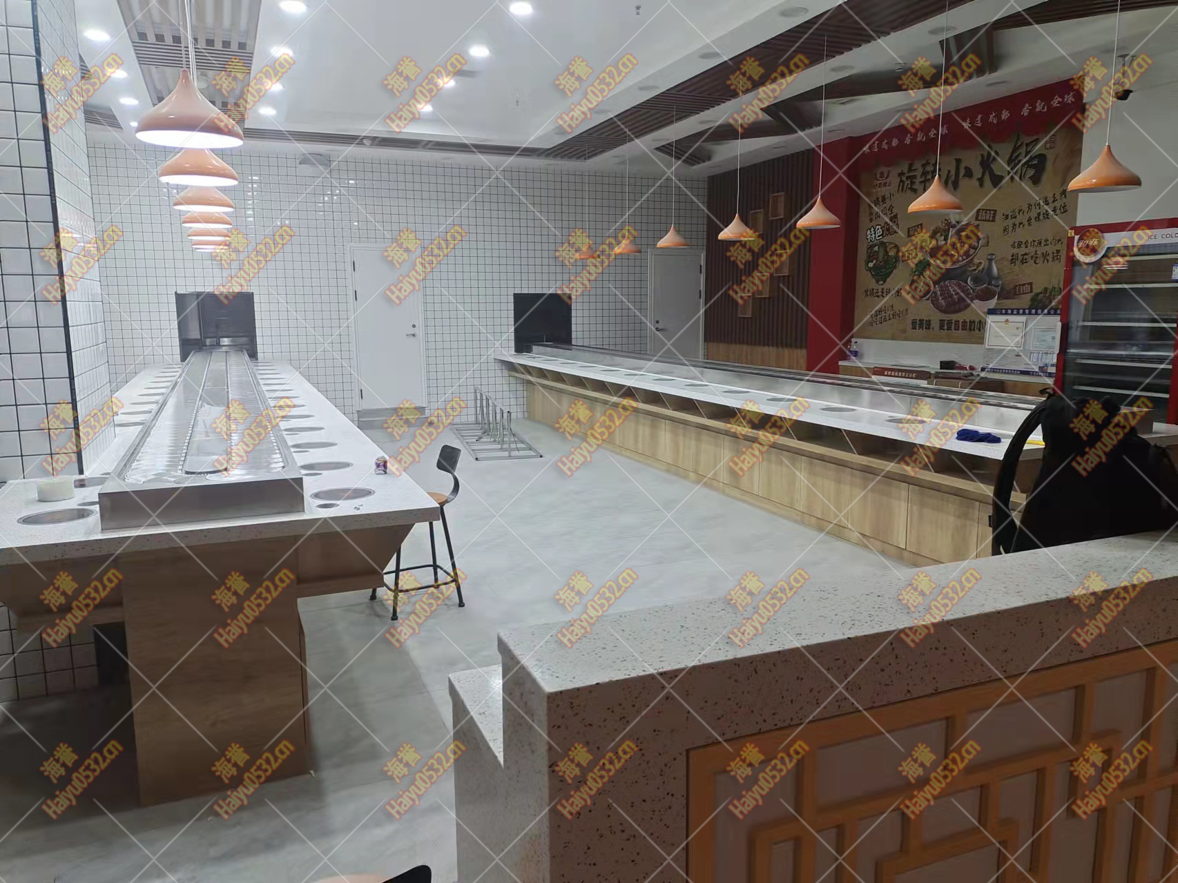 旋轉(zhuǎn)小火鍋設(shè)備