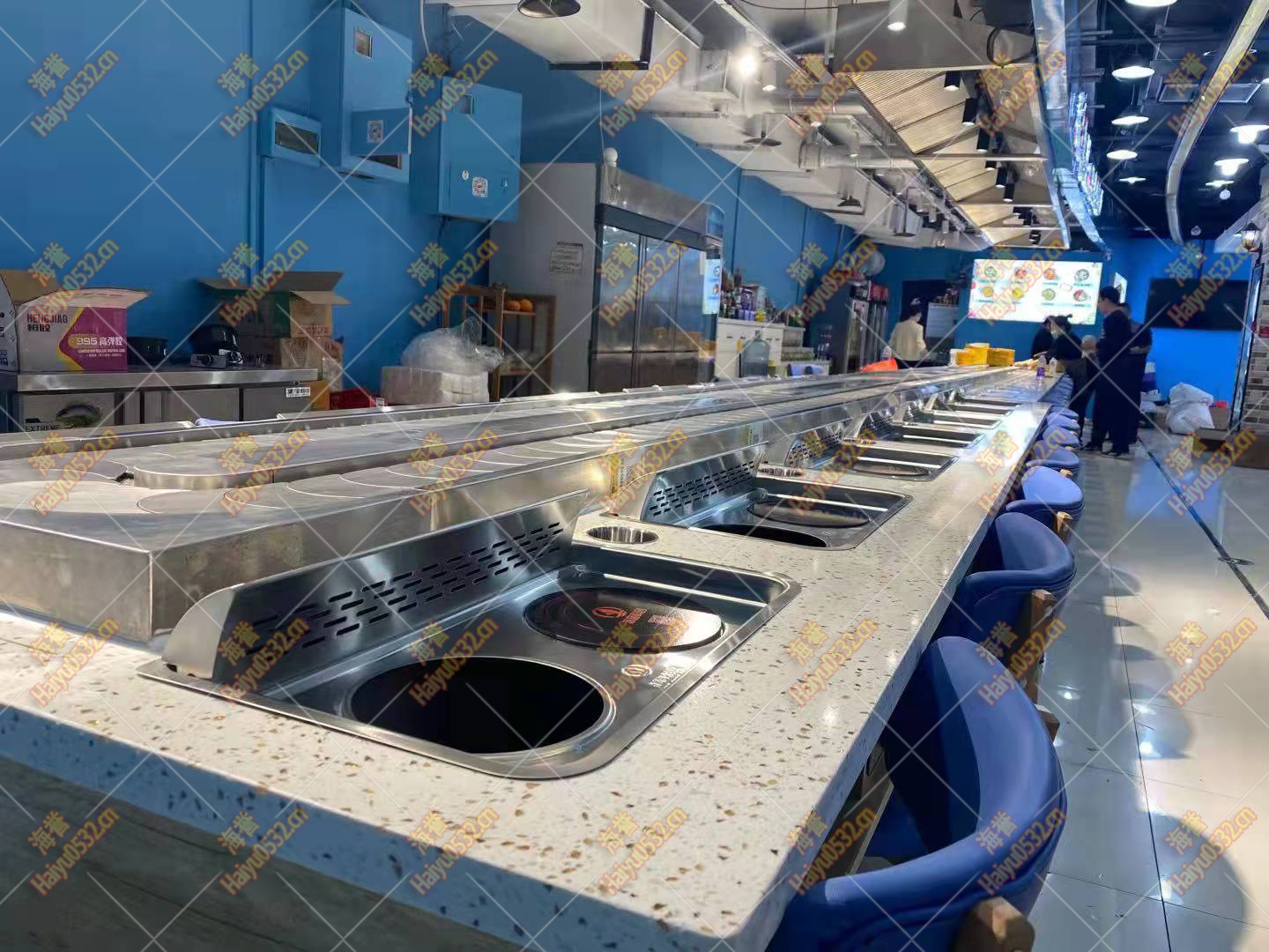 單涮小火鍋升級無煙涮烤設備 單涮小火鍋升級無煙涮烤設備