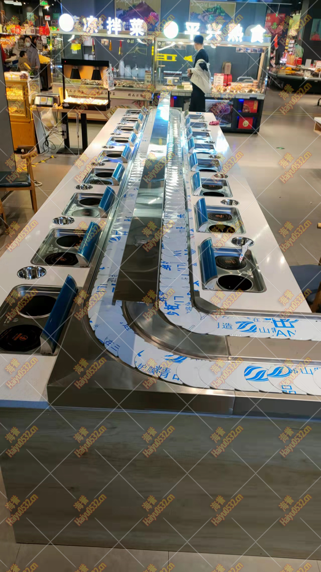 無煙涮烤旋轉(zhuǎn)火鍋設(shè)備