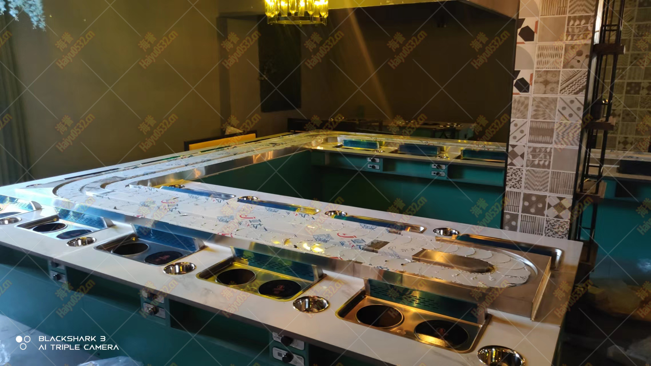 山西定制無煙涮烤回轉火鍋設備完成 山西定制無煙涮烤回轉火鍋設備完成