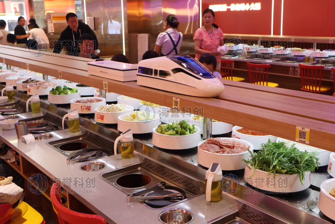 U型+直線大型智能送餐設(shè)備