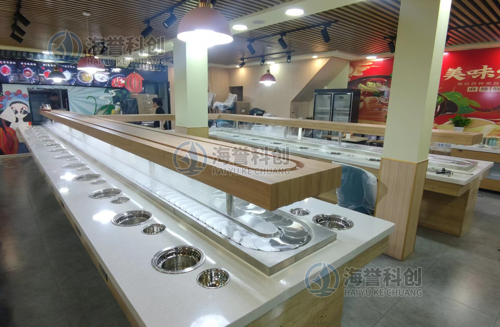 智能送餐小火車