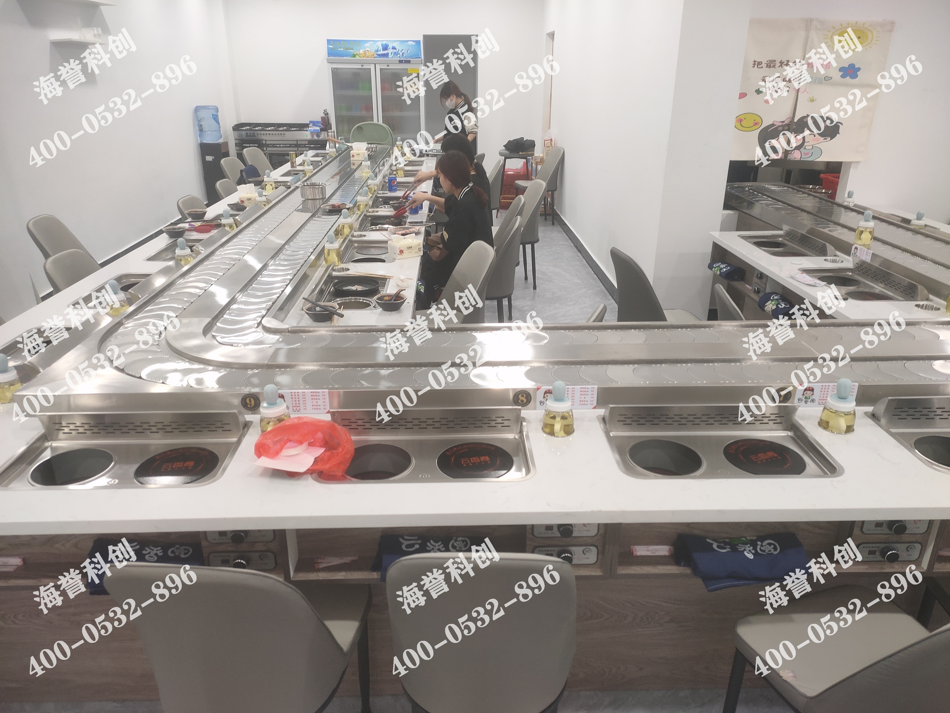 海譽科創(chuàng)廣東汕尾涮烤一體小火鍋設(shè)備安裝完成 海譽科創(chuàng)廣東汕尾涮烤一體小火鍋設(shè)備安裝完成