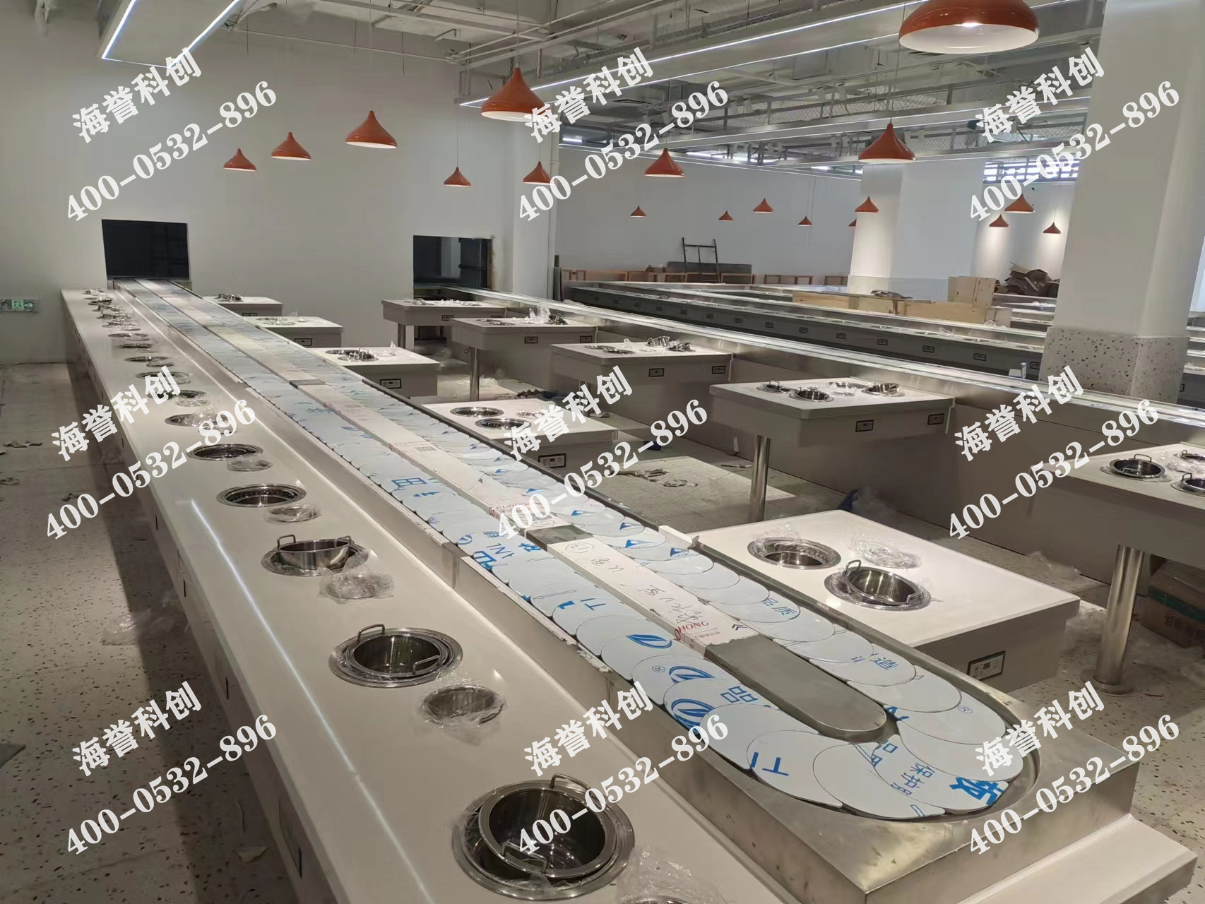 海譽科創(chuàng)山東棗莊單涮無煙小火鍋設備安裝完成 海譽科創(chuàng)山東棗莊單涮無煙小火鍋設備安裝完成