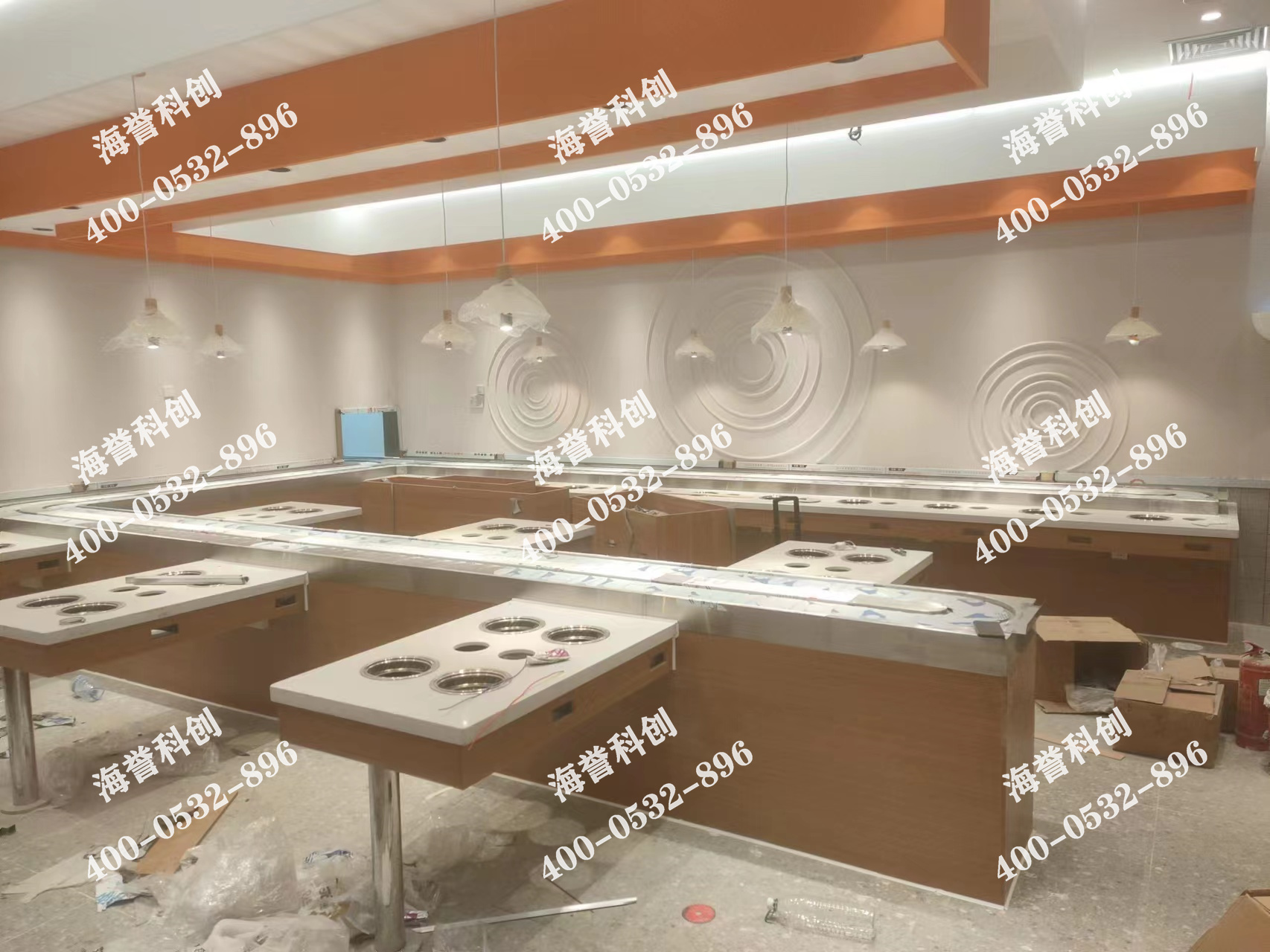 海譽(yù)科創(chuàng)山東青島單涮無煙小火鍋設(shè)備安裝完成 海譽(yù)科創(chuàng)山東青島單涮無煙小火鍋設(shè)備安裝完成