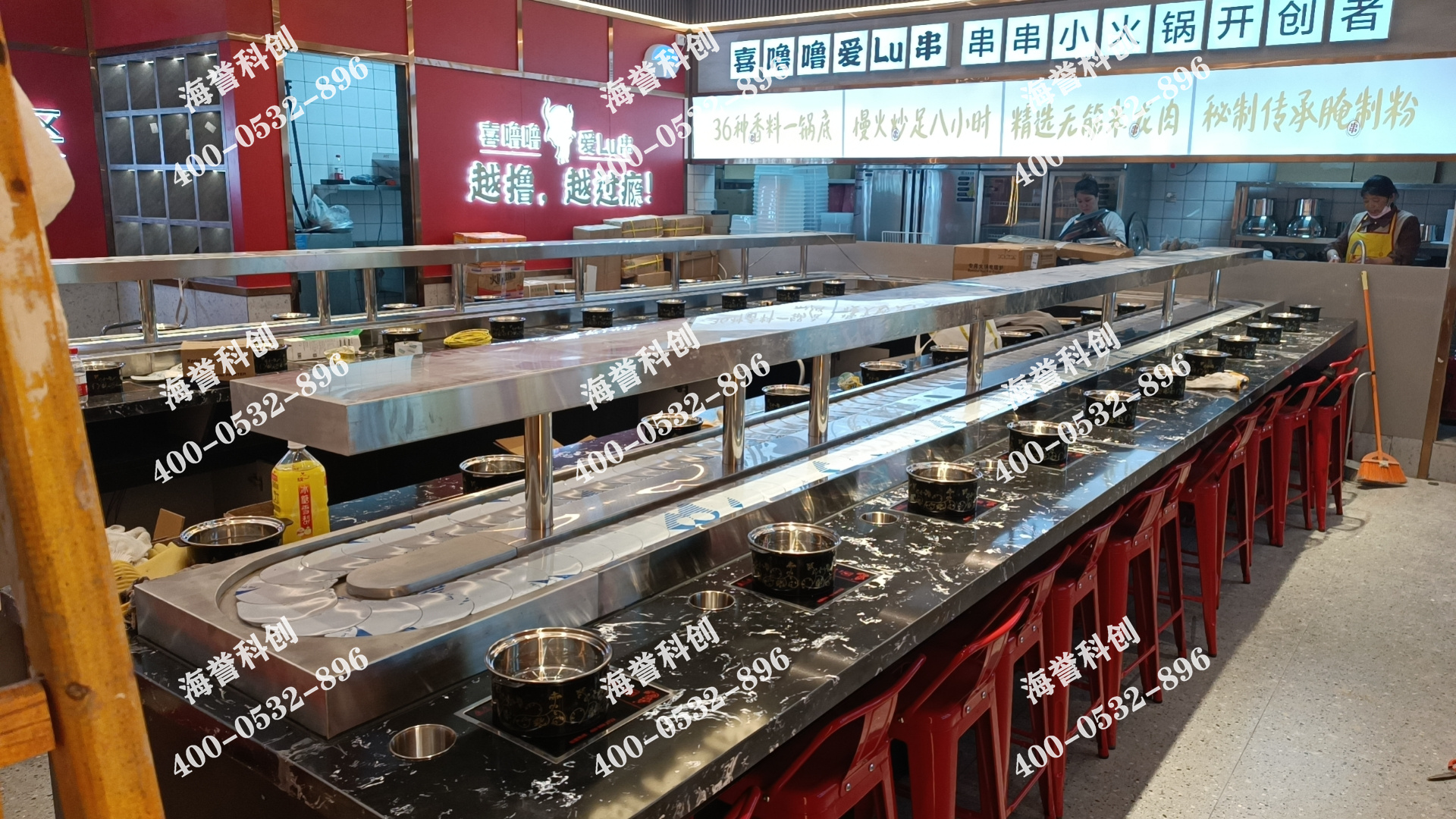 海譽科創(chuàng)湖北襄陽單涮小火鍋設(shè)備安裝完成 海譽科創(chuàng)湖北襄陽單涮小火鍋設(shè)備安裝完成