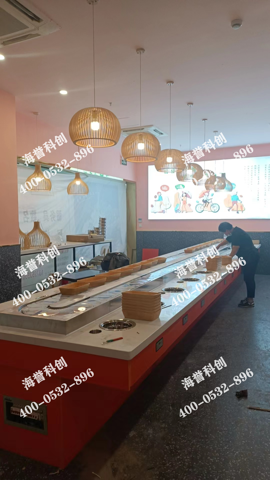 海譽(yù)科創(chuàng)上海單涮無煙小火鍋設(shè)備安裝完成 海譽(yù)科創(chuàng)上海單涮無煙小火鍋設(shè)備安裝完成