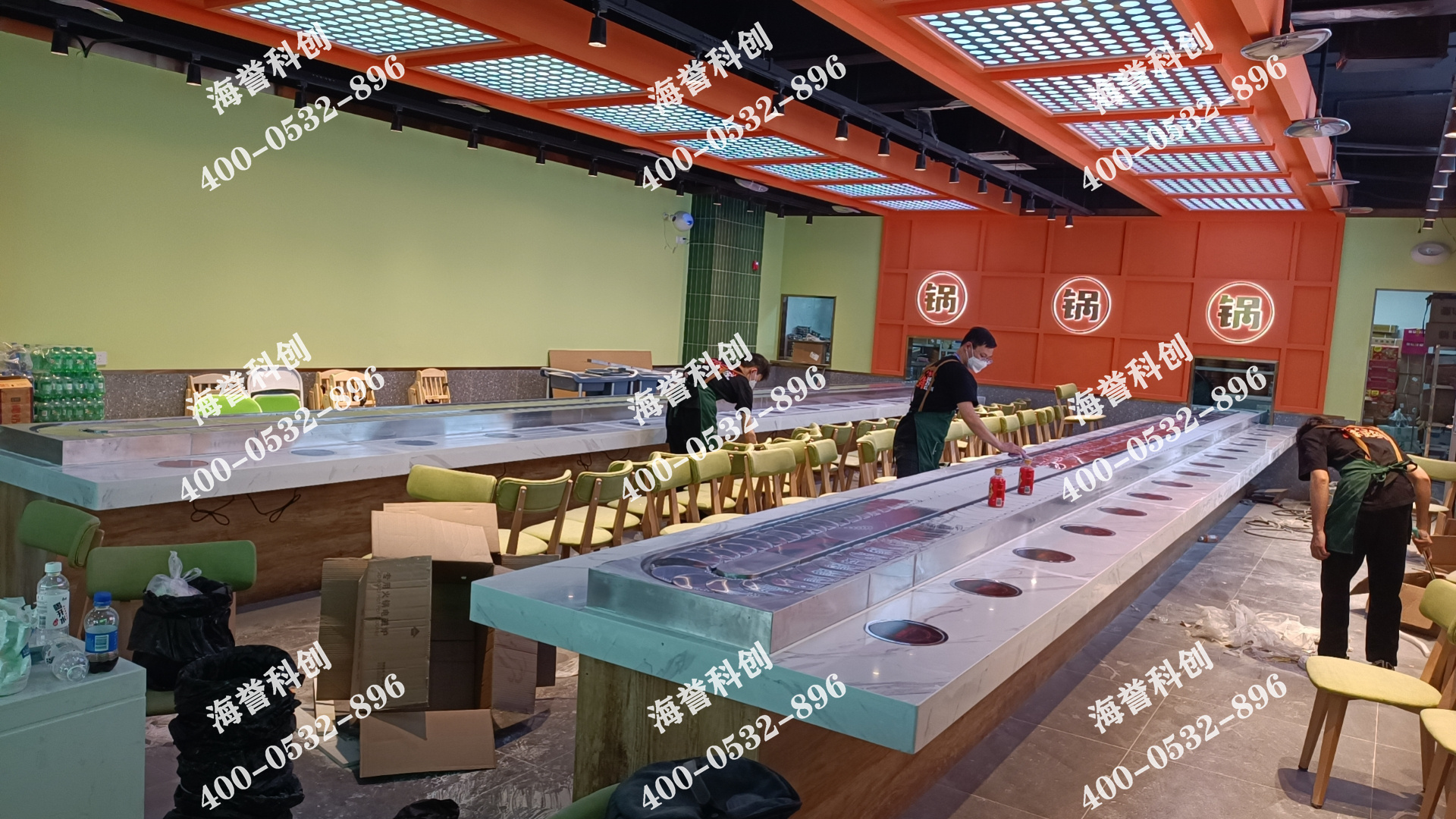 海譽科創(chuàng)重慶單涮小火鍋設(shè)備安裝完成 海譽科創(chuàng)重慶單涮小火鍋設(shè)備安裝完成