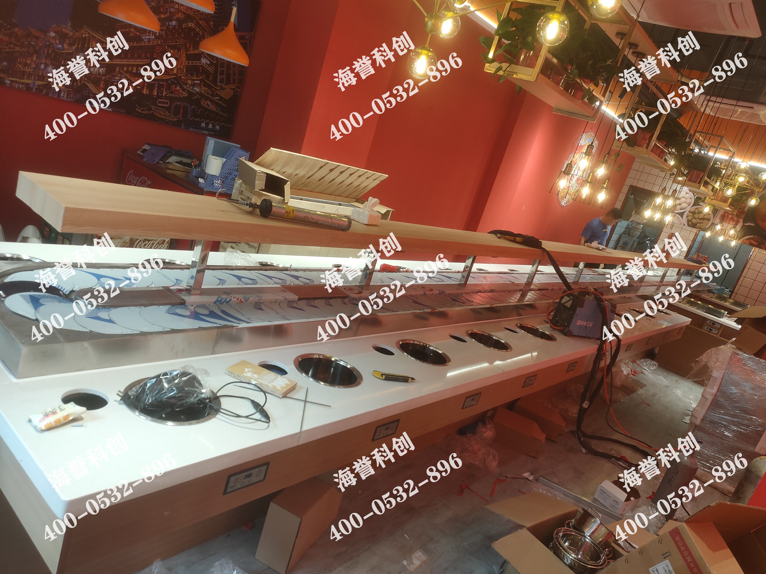 海譽科創(chuàng)安徽池州單涮小火設(shè)備安裝完成 海譽科創(chuàng)安徽池州單涮小火設(shè)備安裝完成