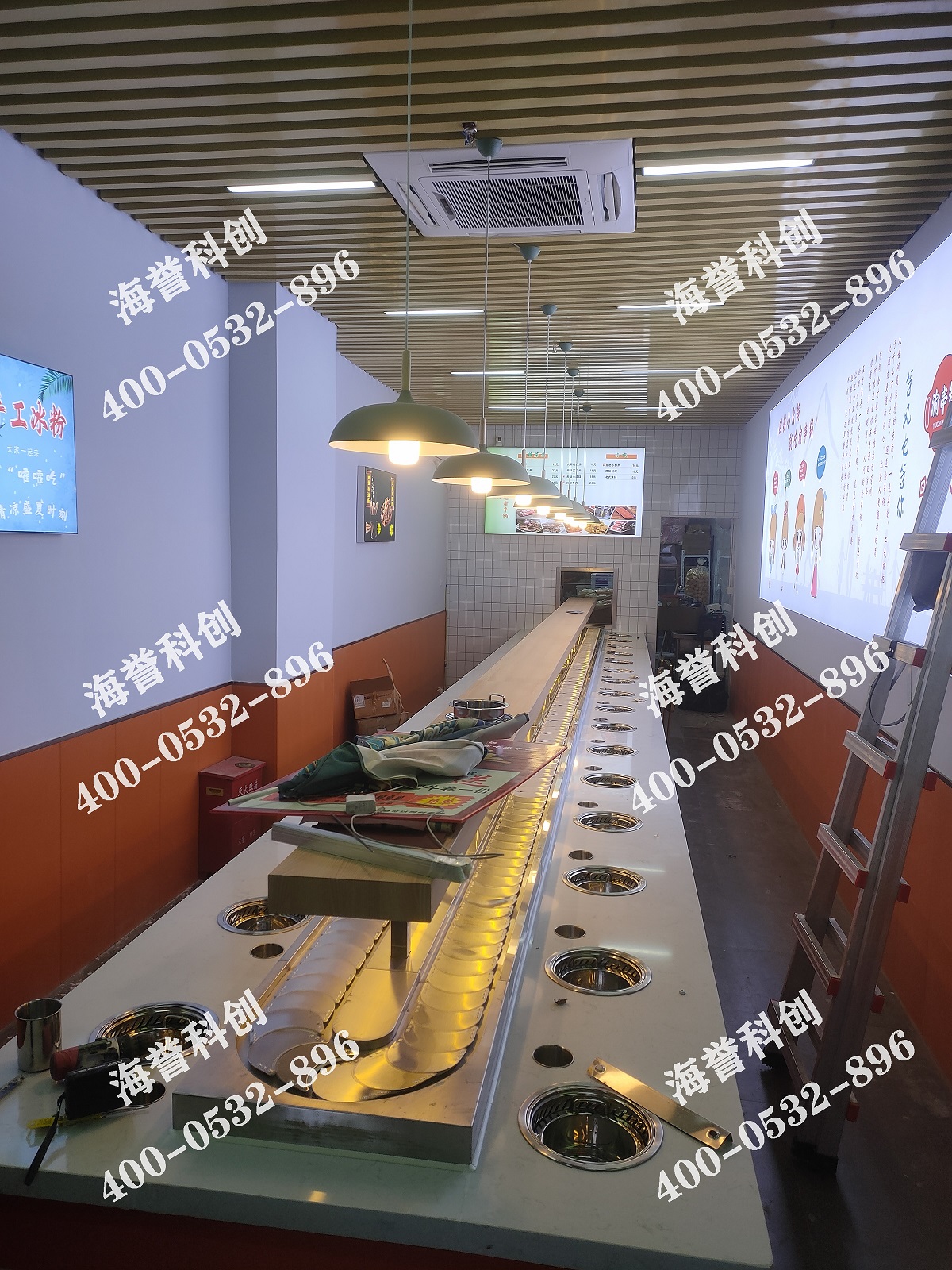 海譽(yù)科創(chuàng)上海單涮無煙小火鍋設(shè)備安裝完成