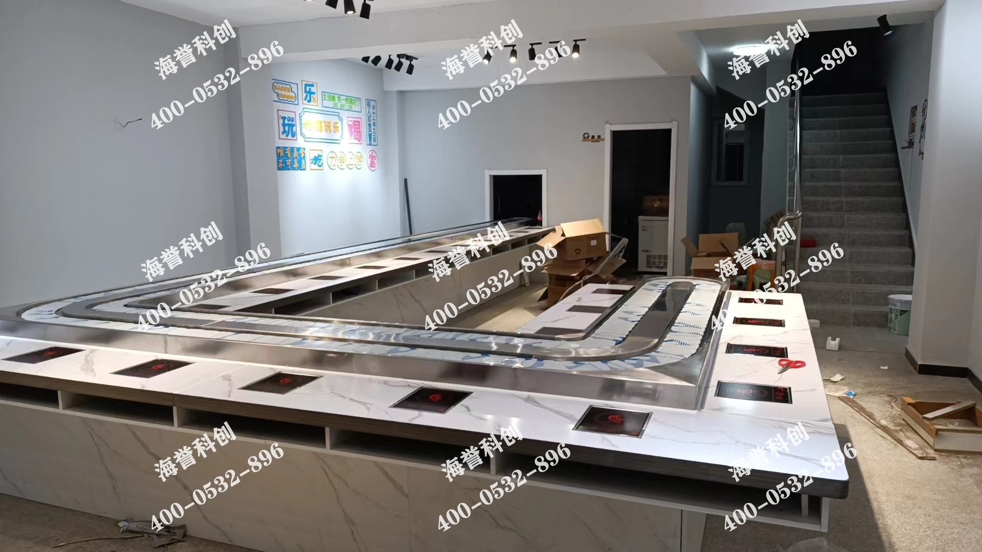 海譽科創(chuàng)山東煙臺單涮小火鍋設(shè)備安裝完成 海譽科創(chuàng)山東煙臺單涮小火鍋設(shè)備安裝完成