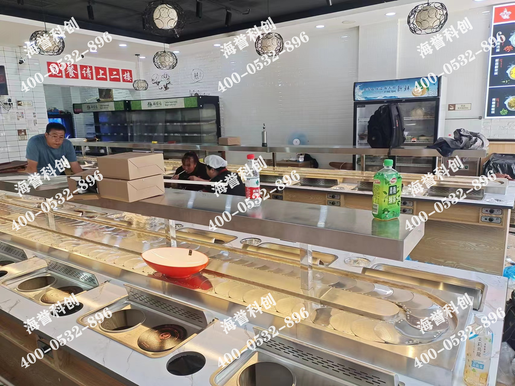 海譽科創(chuàng)陜西西安涮烤一體小火鍋設(shè)備安裝完成 海譽科創(chuàng)陜西西安涮烤一體小火鍋設(shè)備安裝完成