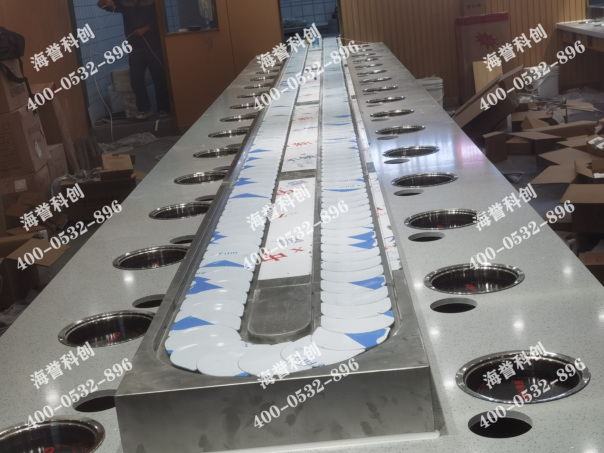 海譽(yù)科創(chuàng)河南鄭州單涮小火鍋設(shè)備安裝完成