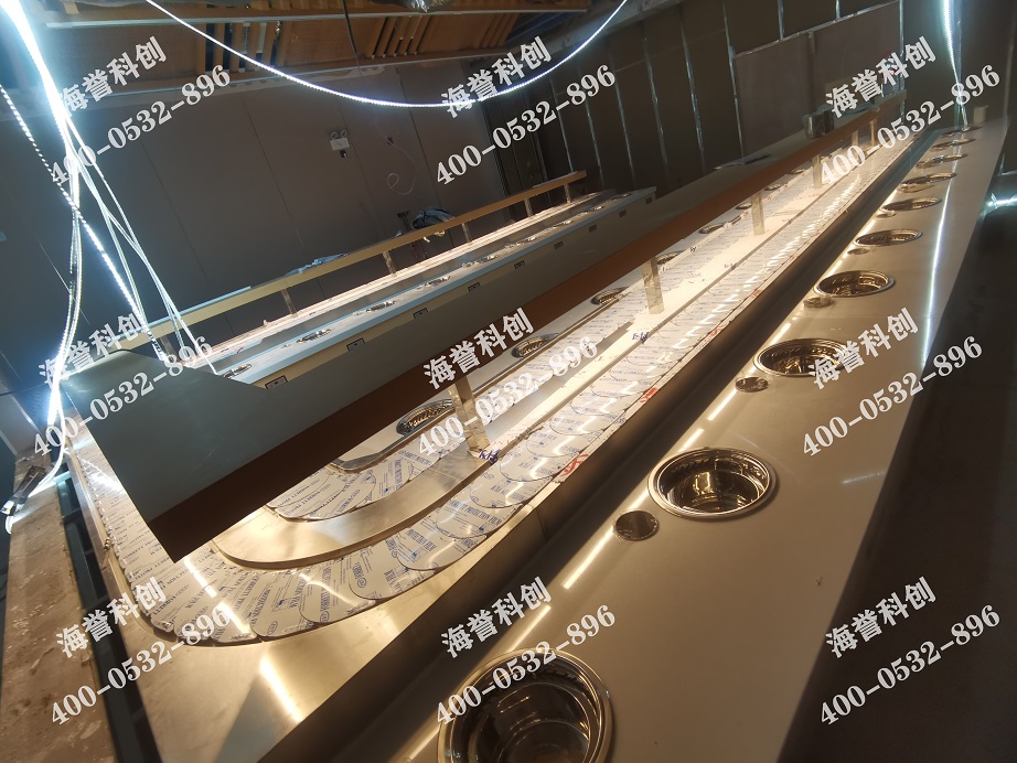 海譽科創(chuàng)湖南常德單涮無煙小火鍋設備安裝完成