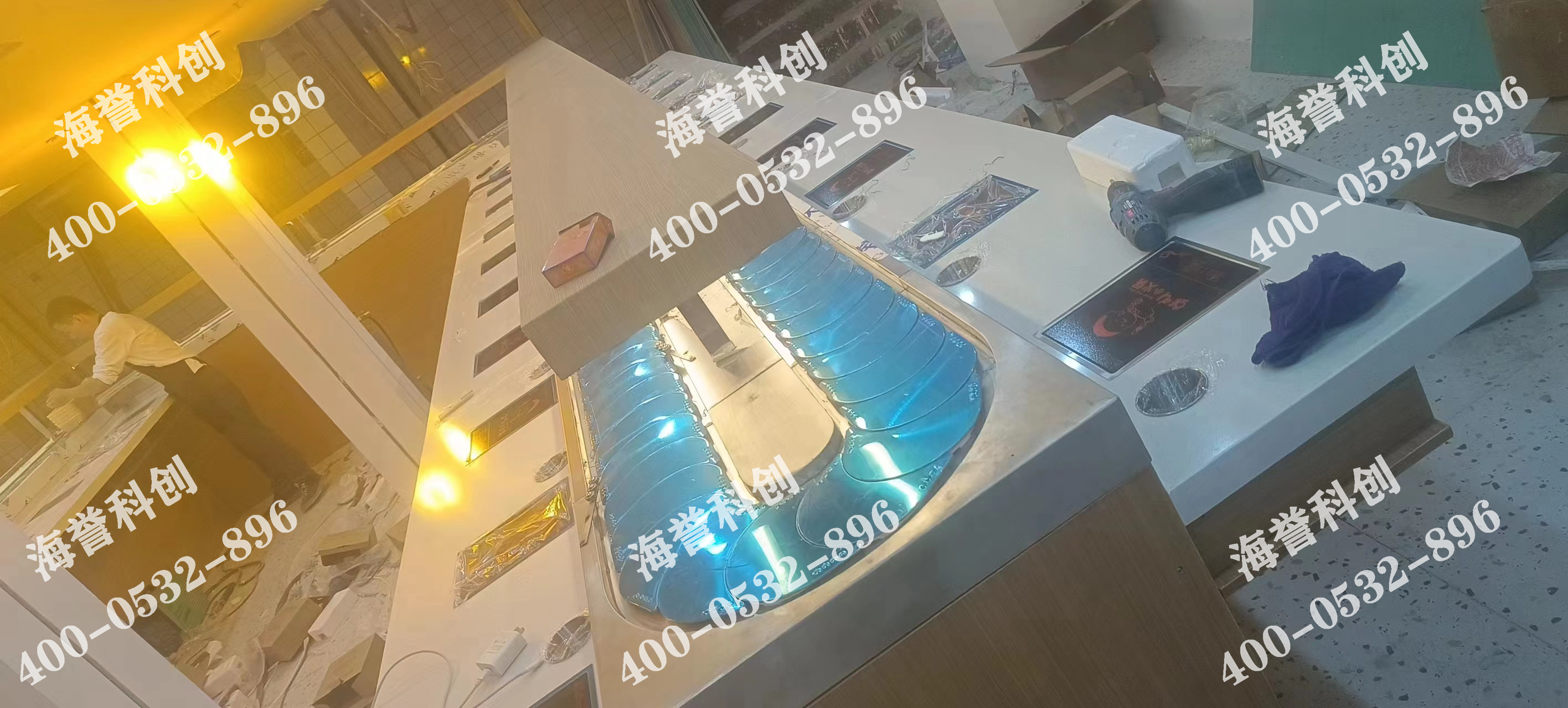 海譽(yù)科創(chuàng)新疆烏魯木齊單涮小火鍋設(shè)備安裝完成