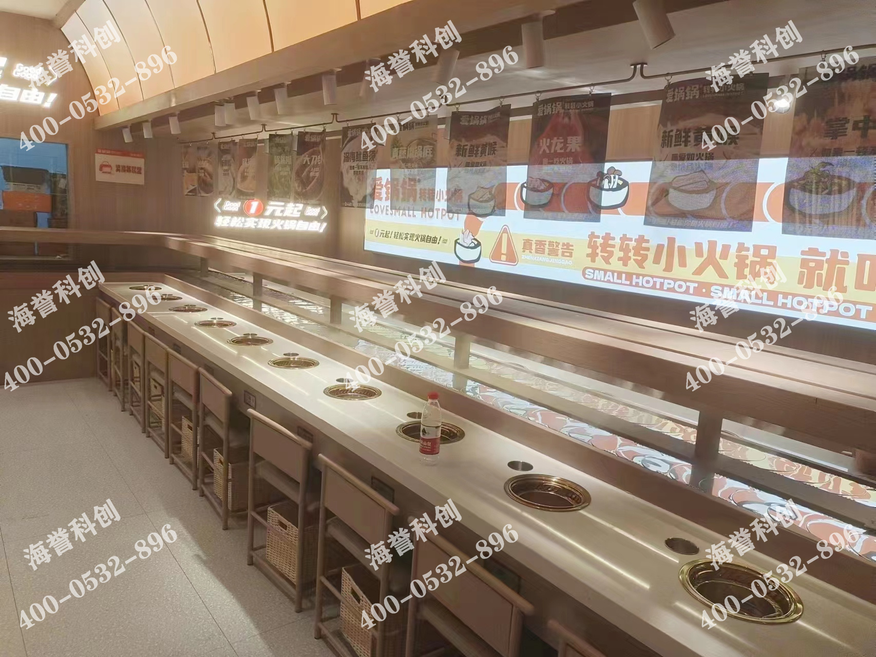 海譽科創(chuàng)湖北武漢單涮無煙小火鍋設(shè)備安裝完成