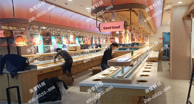 海譽科創(chuàng)天津單涮無煙小火鍋設(shè)備安裝完成