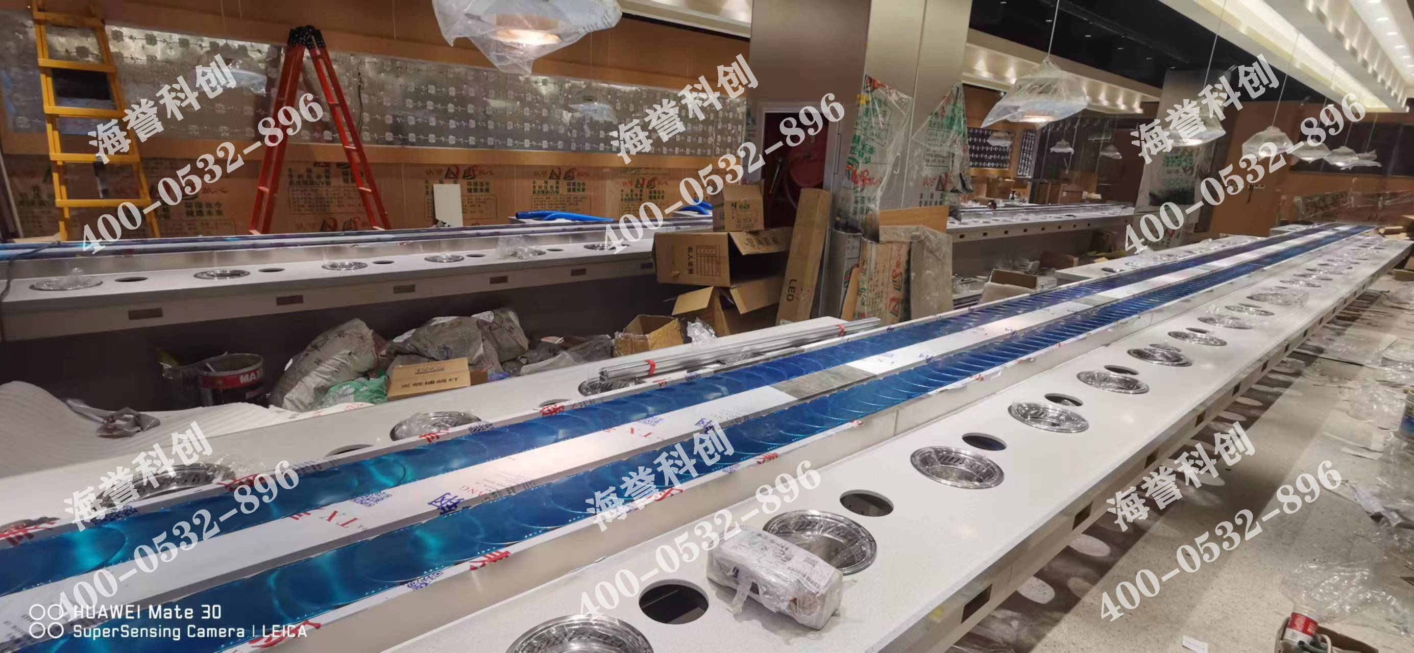 海譽(yù)科創(chuàng)江蘇南京單涮無煙小火鍋設(shè)備安裝完成