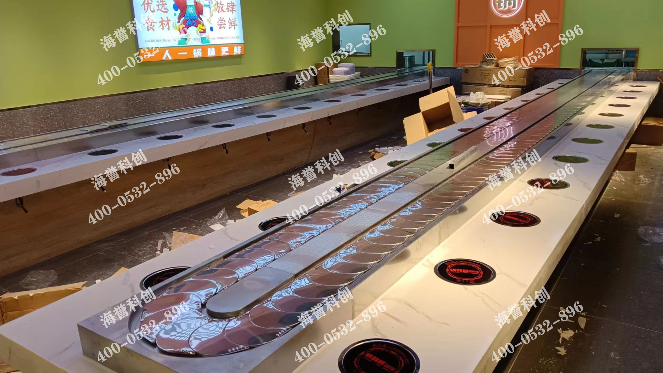 海譽(yù)科創(chuàng)重慶單涮小火鍋設(shè)備安裝完成 海譽(yù)科創(chuàng)重慶單涮小火鍋設(shè)備安裝完成