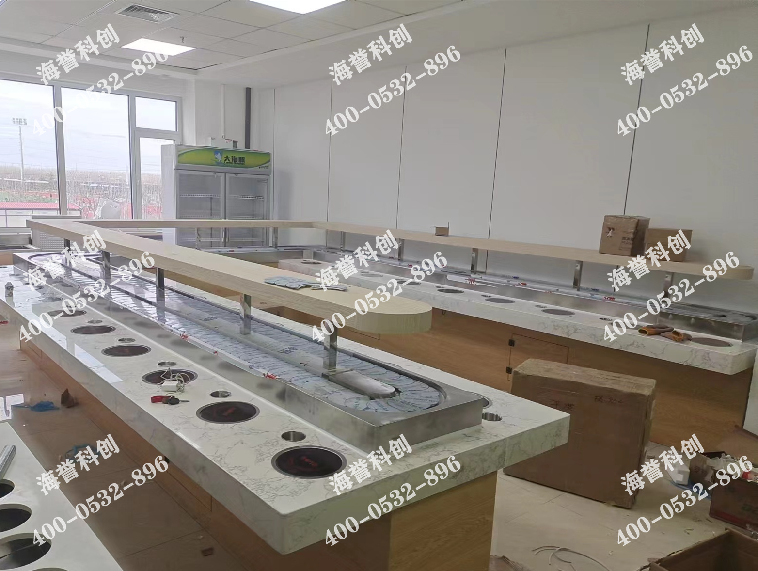 海譽(yù)科創(chuàng)山東青島單涮小火鍋設(shè)備安裝完成