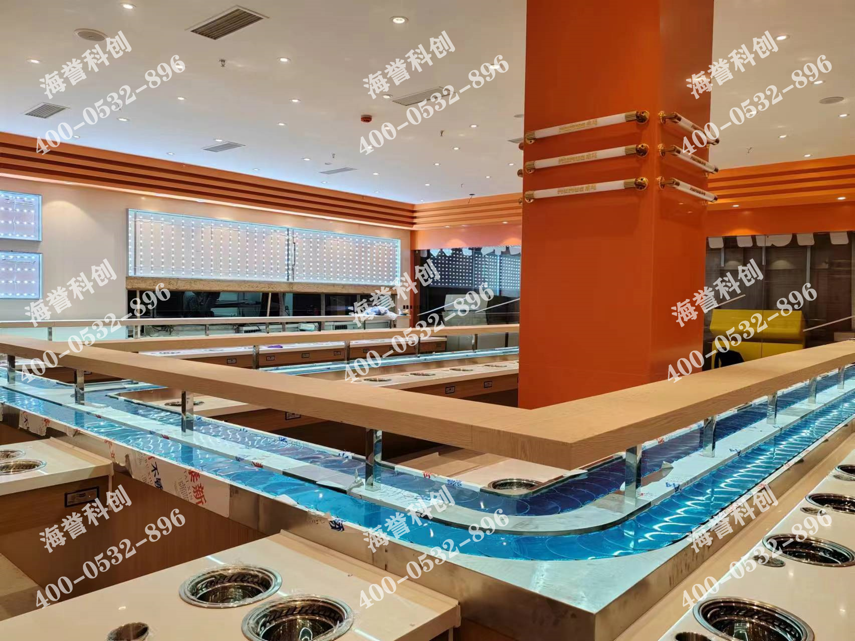 海譽(yù)科創(chuàng)四川成都單涮無煙小火鍋設(shè)備安裝完成