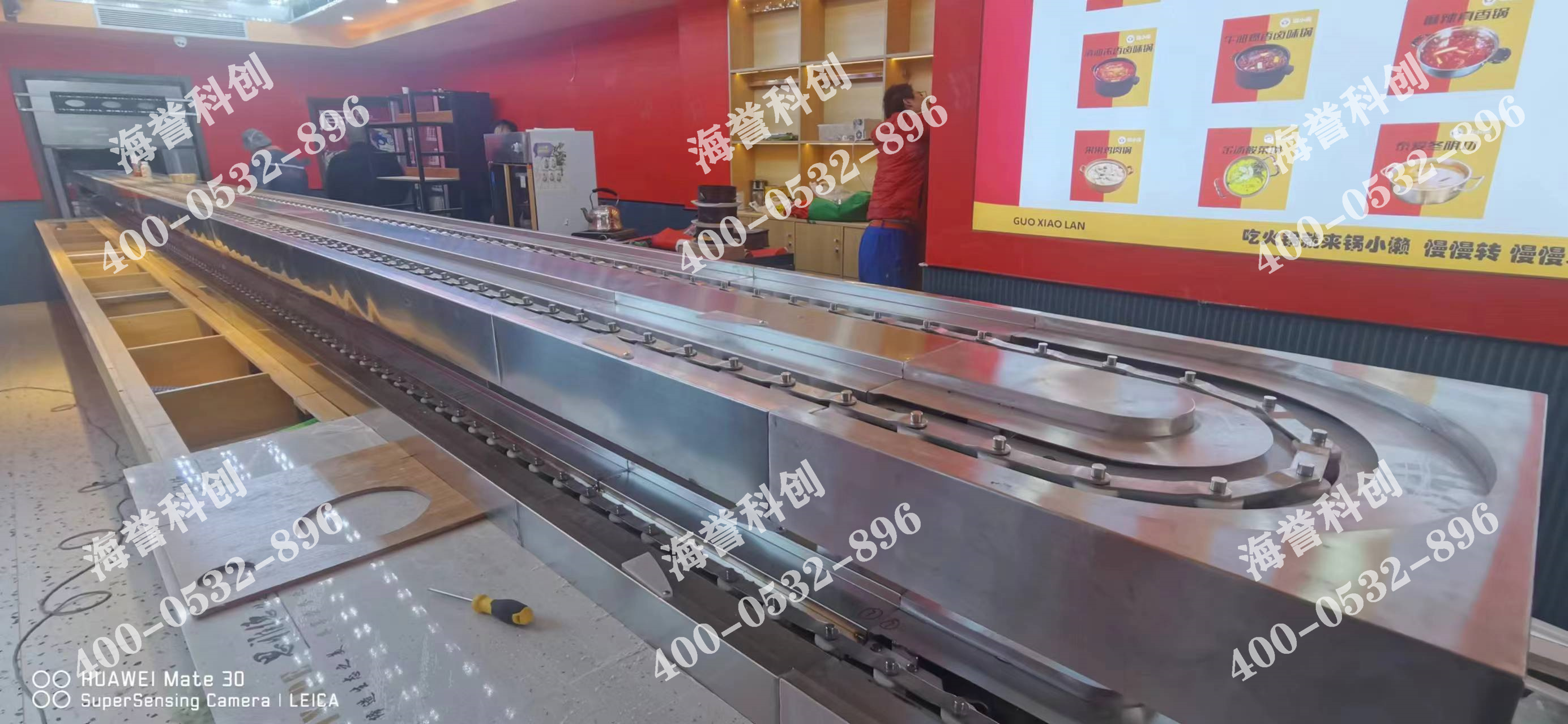 海譽(yù)科創(chuàng)新疆烏魯木齊單涮雙層小火鍋設(shè)備安裝完成