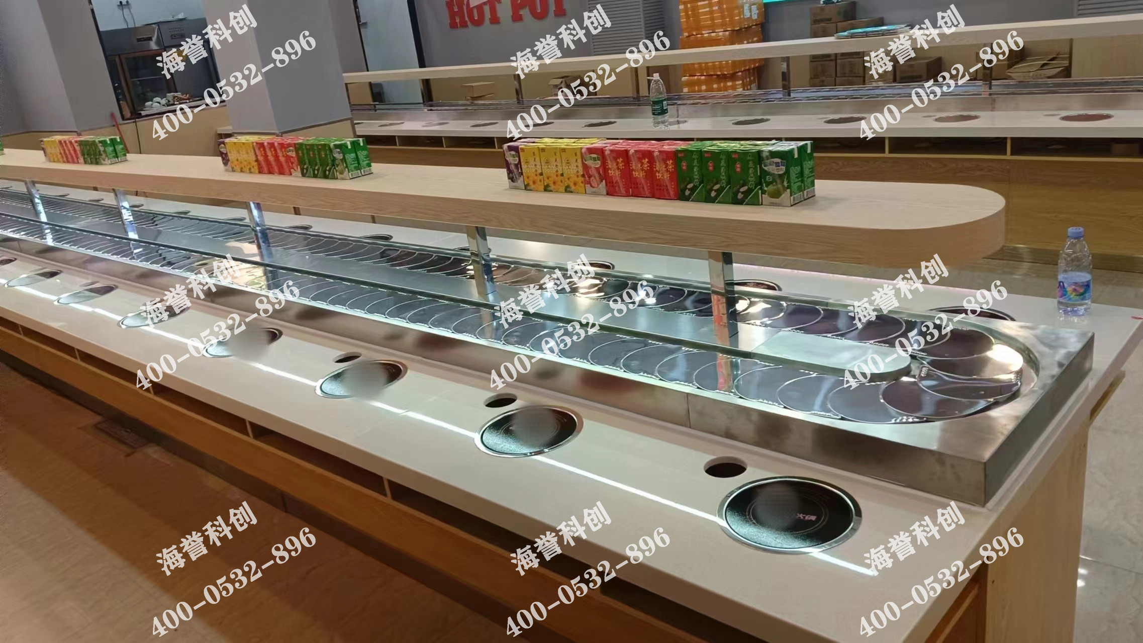 海譽(yù)科創(chuàng)廣東單涮小火鍋設(shè)備安裝完成